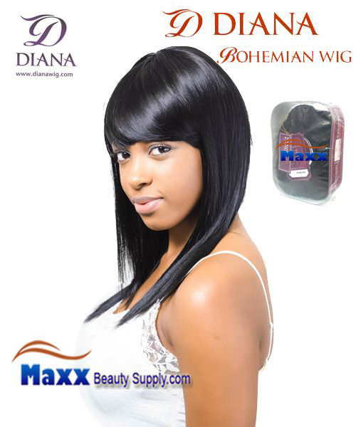 Diana Bohemian Synthetic Hair Full Wig - Nana